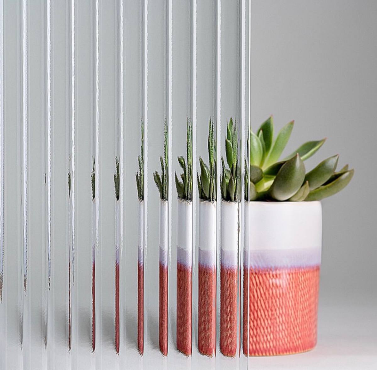 3/8 inch reeded glass